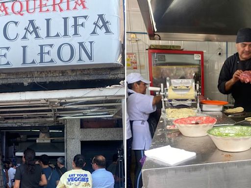 ¿Cuánto cuesta comer un taco en “El Califa de León”, taquería de CDMX con estrella Michelin?