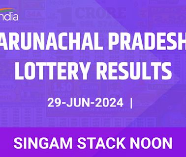 Arunachal Pradesh Lottery Singam Stack Noon Winners June 29 - Check Results!