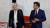 Setback for Macron: Far Right wins first round of election in France - Times of India