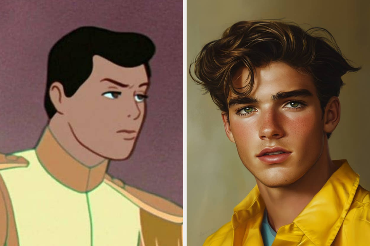 We Used AI To Reimagine Disney Men To Match The Years Their Movies Came Out, And I'm Kinda In Love With Prince...