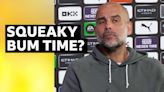 Tottenham v Man City: Pep Guardiola confused by 'squeaky bum time' question