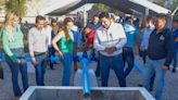 Entrega alcalde de Lerdo, Homero Martínez Cabrera, rehabilitación de dos pozos de agua en La Loma