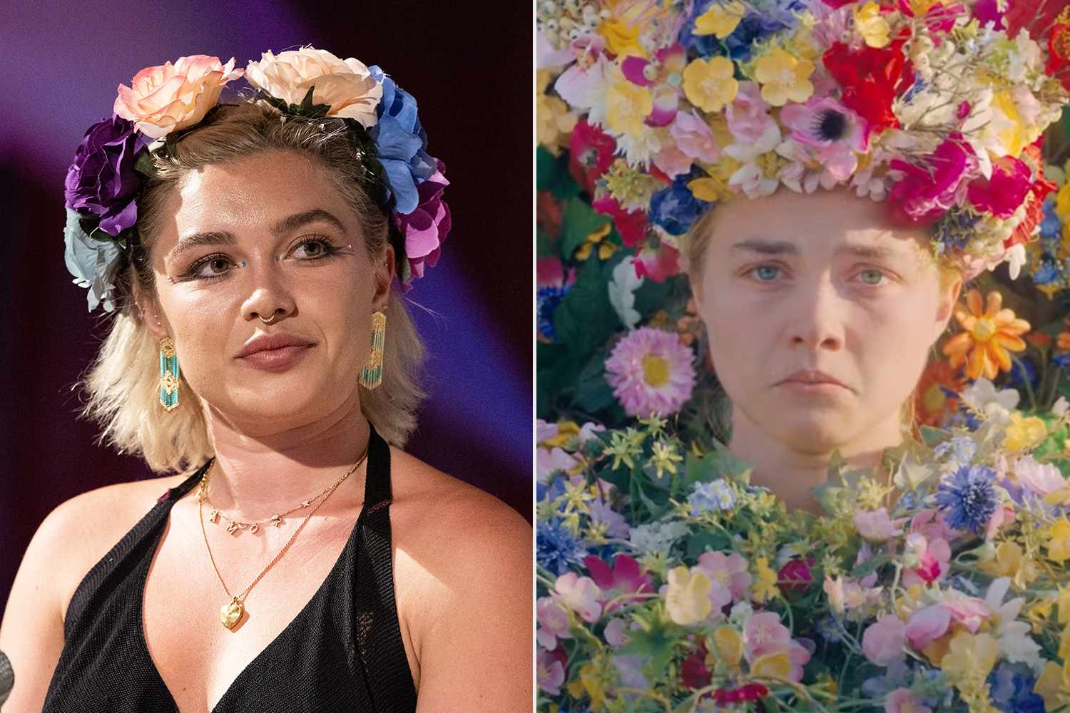 Florence Pugh's 'Midsommar'-Inspired Flower Crown Is Totally Bringing Back Memories of the 2019 Horror Film