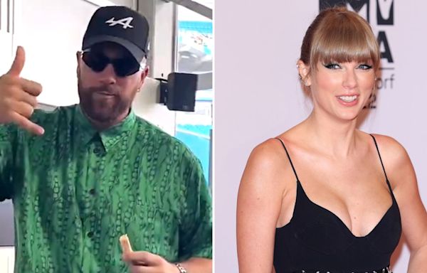 Travis Kelce Welcomed to F1 Miami Grand Prix With Taylor Swift Song