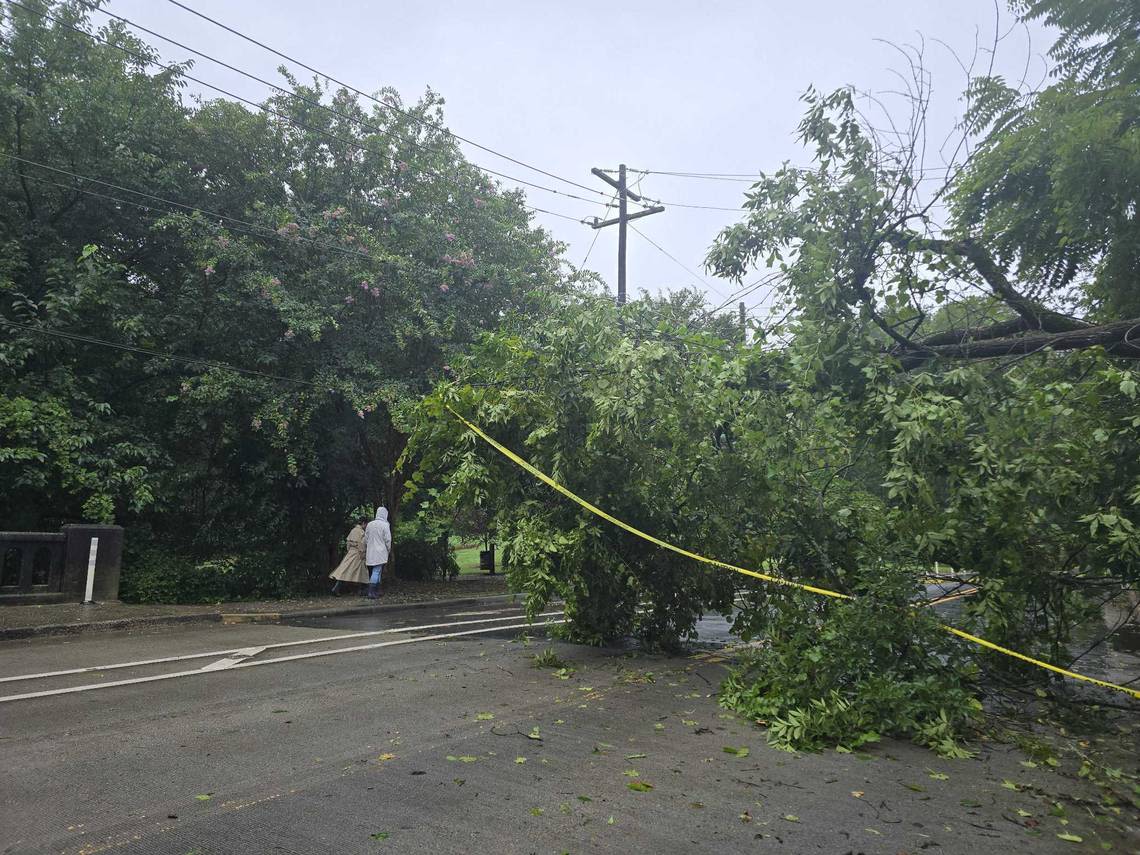 Tropical Storm Debby: Record Charlotte rainfall leaves thousands without power