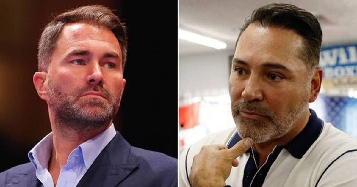 Eddie Hearn hits back at Oscar De La Hoya with brutal response to bitter insult