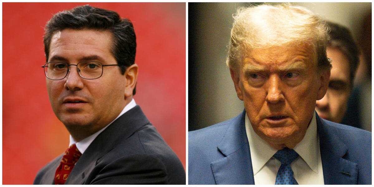 Billionaire Dan Snyder funded a movie about Trump. Now he's reportedly furious it's not flattering.