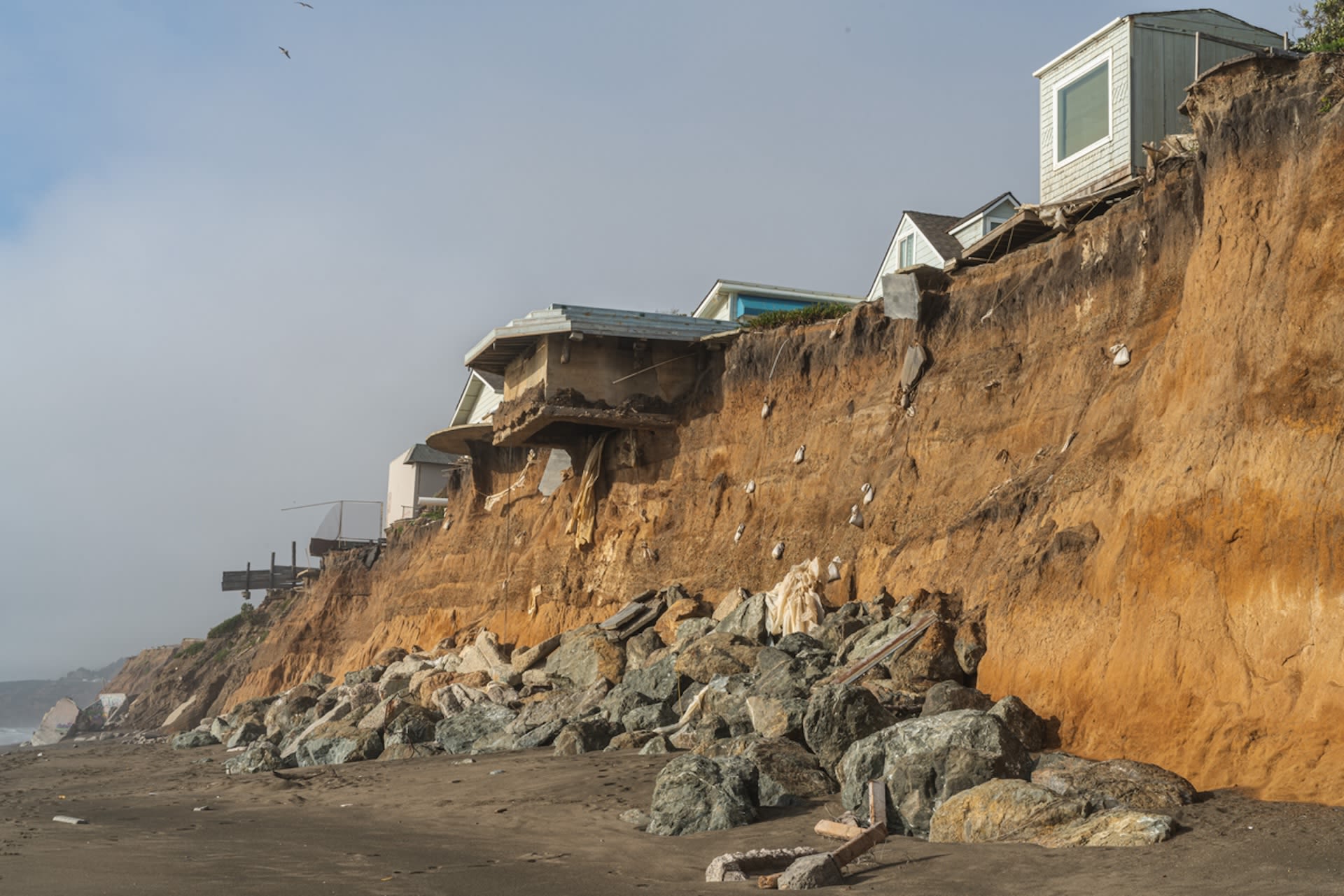 Unanticipated fallout forces billionaire to demolish beachside home crumbling into the sea: 'There's absolutely nothing we can do'