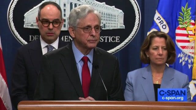 “Caught part of that hearing on 'SNL'”: AG Merrick Garland on House committee advancing contempt resolution against him.