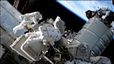 Spacewalkers complete one main job, run out of time for another