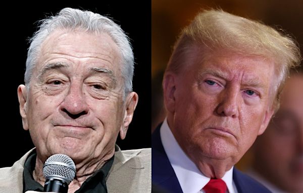 Robert De Niro attacks ‘idiot’ Donald Trump: ‘He thinks he’s a gangster’