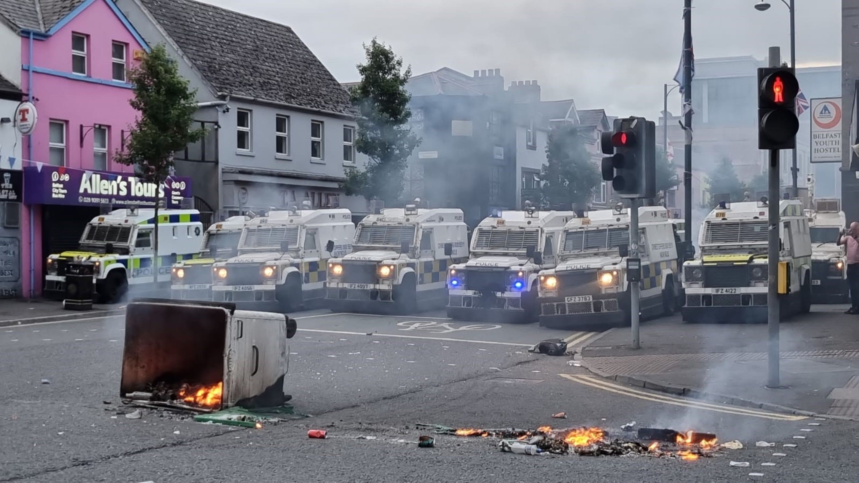 Paramilitary ‘element’ suspected in latest disorder in Belfast