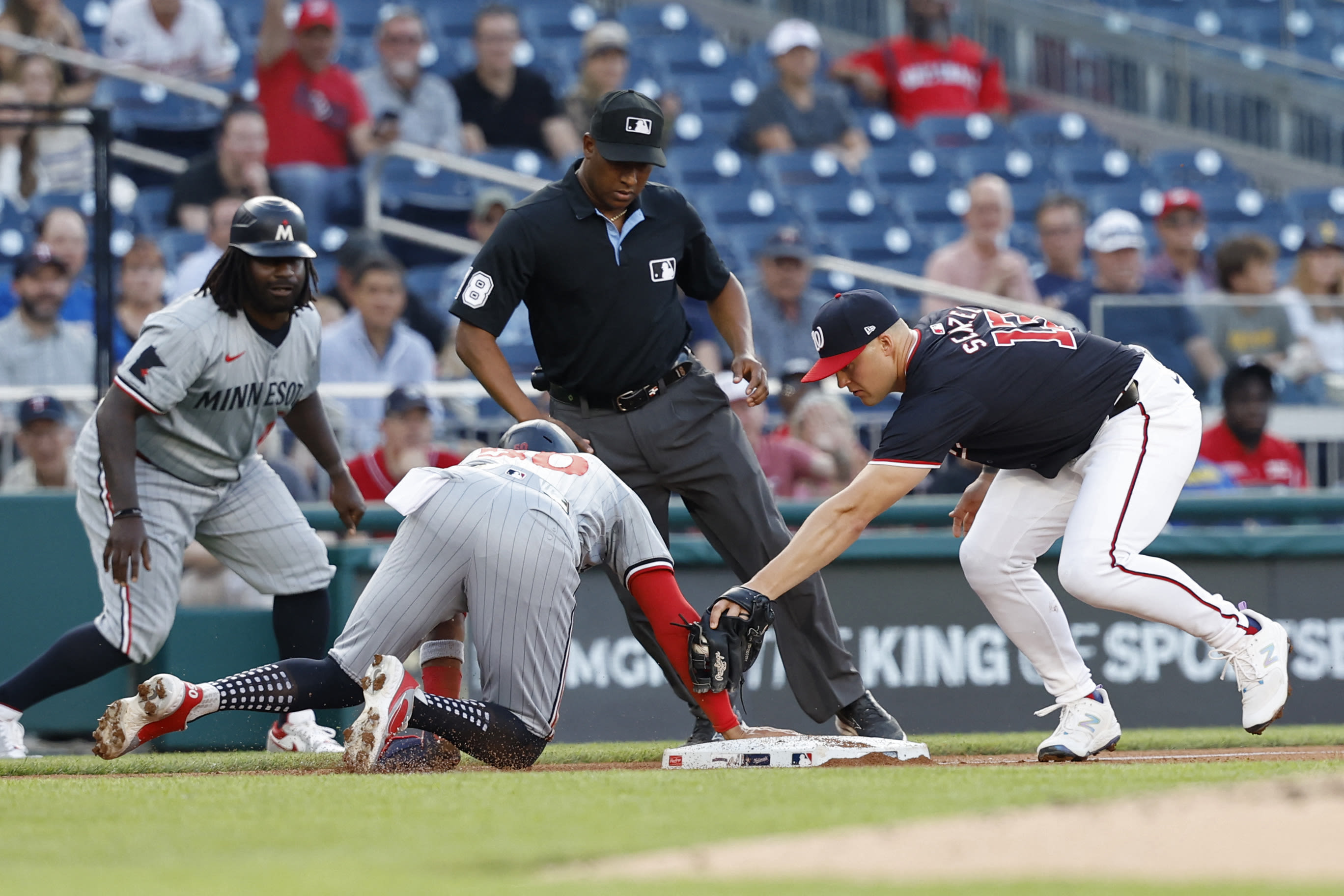 Offense breaks out, Joe Ryan solid as Twins snap losing streak with 10-0 win against Nationals