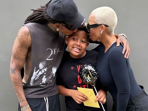 Amber Rose and Wiz Khalifa Reunite for Son Sebastian's Elementary School Graduation: 'Our Baby Is Growing Up'