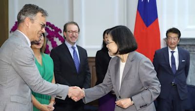 蔡總統接見CSIS訪團 感謝美政府國會跨黨派挺台灣