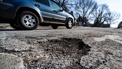 Oakland community left with gaping potholes after crime crisis drives away construction crew