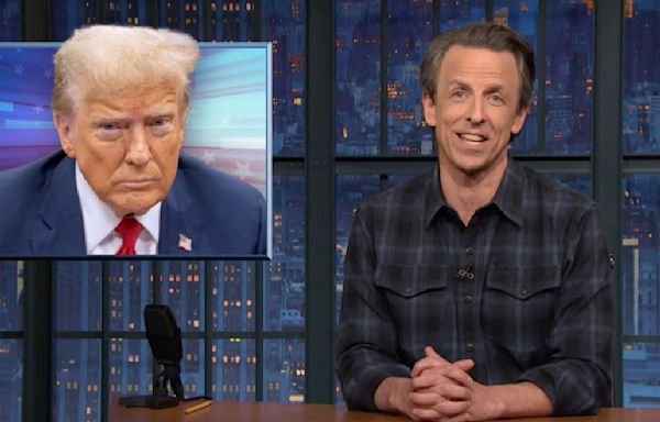 Seth Meyers Shreds Trump’s Desperate Campus Protest Conspiracy Theory