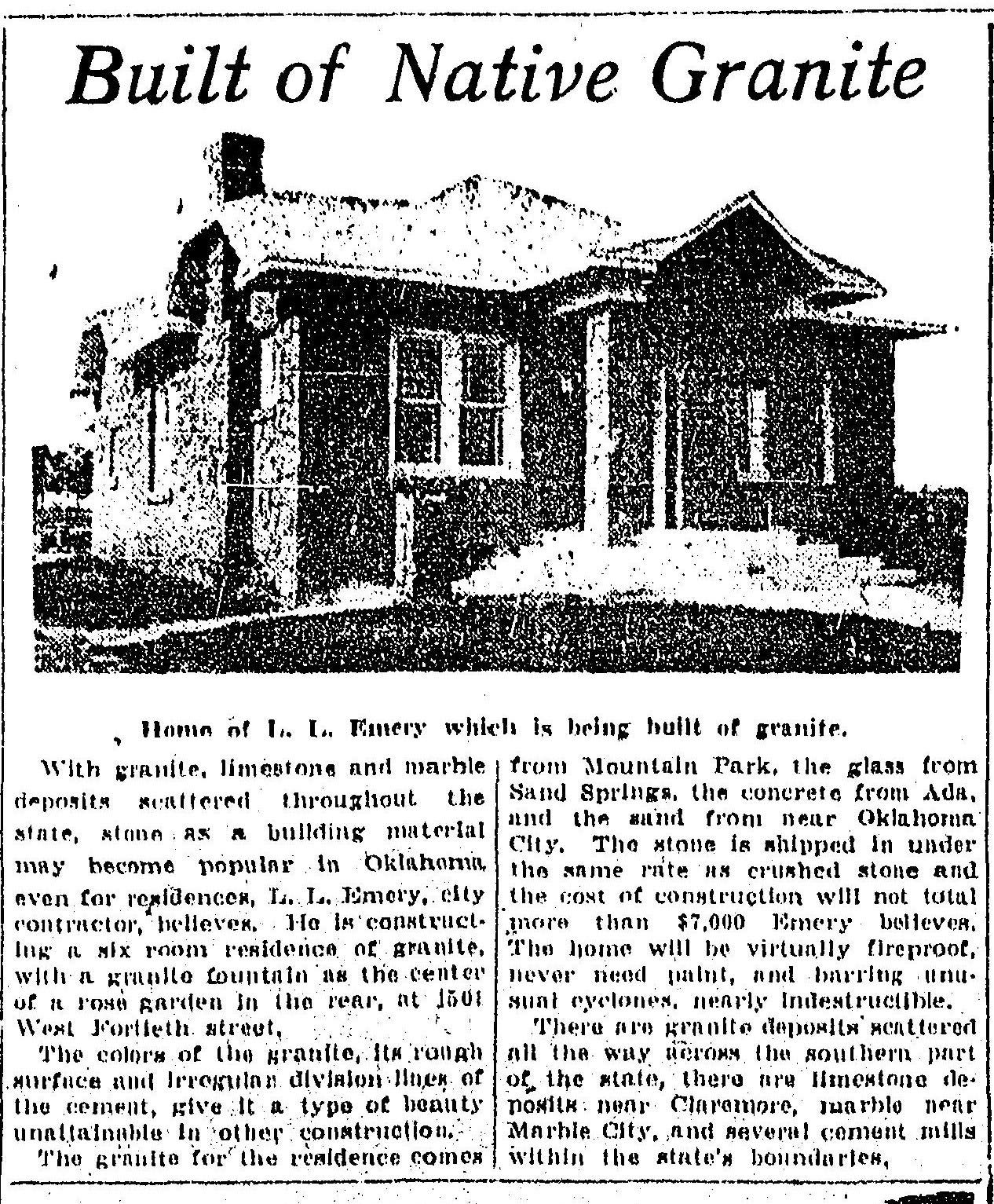 This granite home in OKC has stood the test of time: See it 100 years later