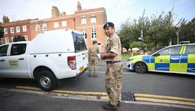 Scream heard and ‘blood everywhere’ after soldier stabbed near barracks