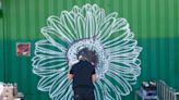 Where's South Bend's newest mural? At the farmer's market for its 100th anniversary.
