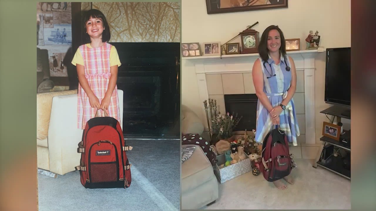 Trusty backpack follows local doctor from kindergarten through med school