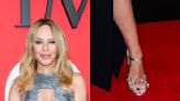 Kylie Minogue Glistens in Crystal-Embellished Louboutins at Time 100 Gala 2024