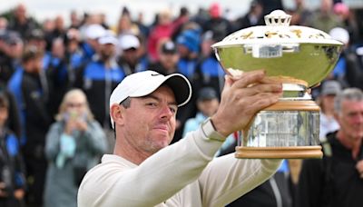 Scotland make tribute to McIlroy as he returns to golf after US Open heartbreak