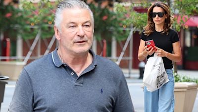 Alec Baldwin and wife step out in NYC ahead of Rust shooting trial