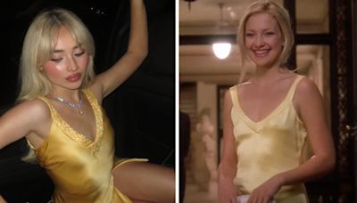 Kate Hudson gives verdict on Sabrina Carpenter’s How to Lose a Guy in 10 Days-inspired dress