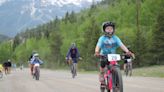 Rain showers fail to slow cyclists at Tour de French Gulch mountain bike race