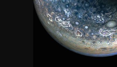 Jupiter's surreal clouds swirl in new van Gogh-esque view from NASA's Juno probe (photo)