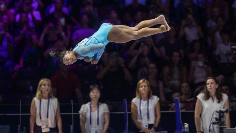 How high can Simone Biles jump? Height, more to know about USA Olympians' epic leaps | Sporting News