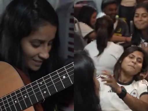 Video: Jemimah Rodrigues Plays Guitar As Indian Women's Team Enjoy Their Bus Journey Ahead Of Asia Cup 2024 Semi-Final