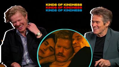 'Kinds Of Kindness': Jesse Plemons & Willem Dafoe On 'Intense Cuddle Session' With Margaret Qualley | Access