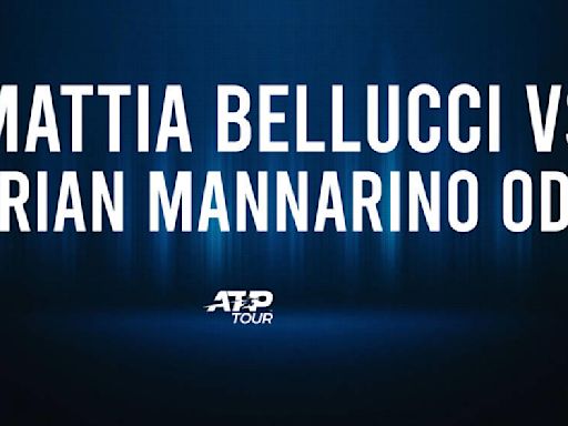 Mattia Bellucci vs. Adrian Mannarino Truist Atlanta Open Odds and H2H Stats – July 24