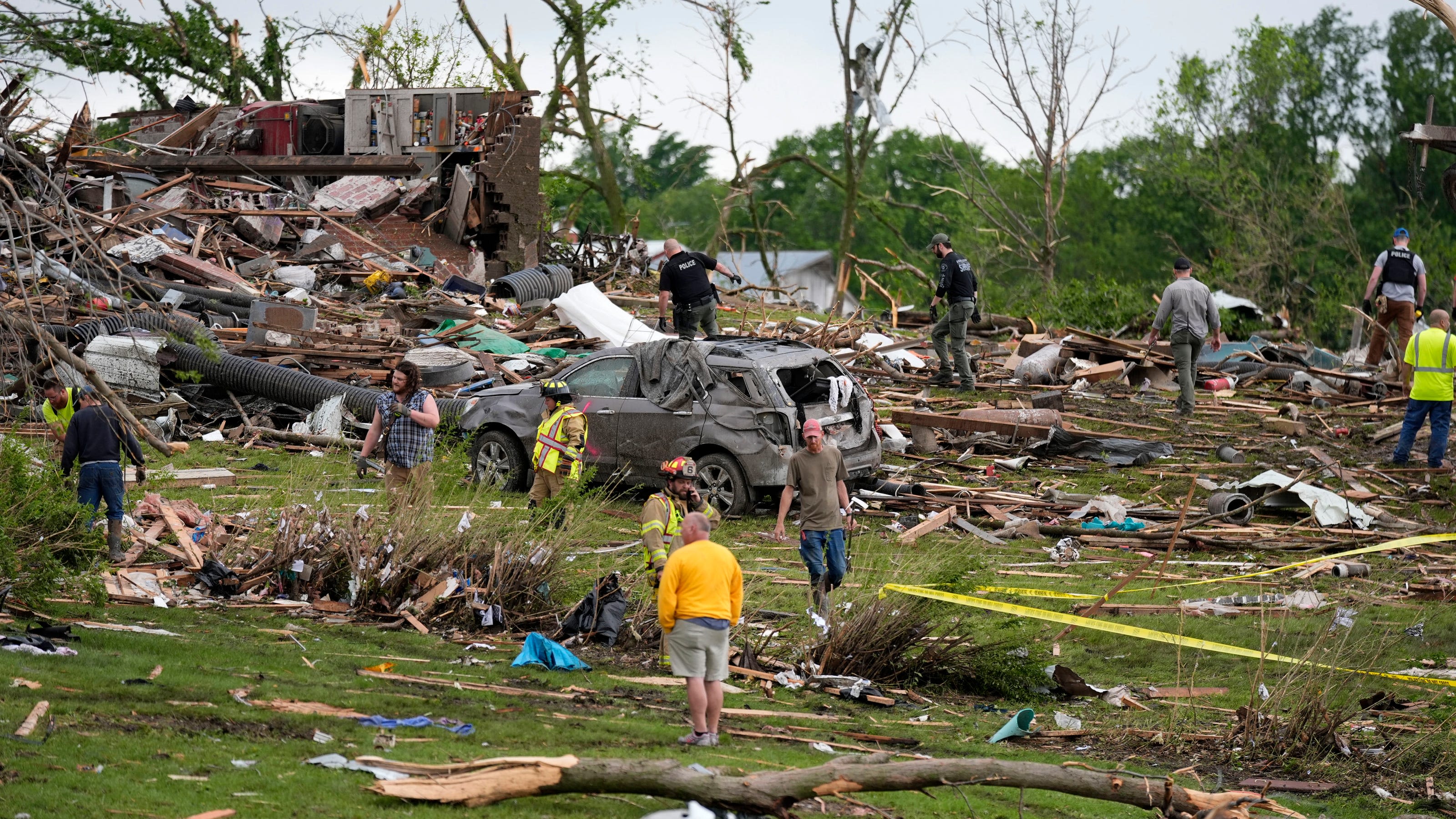 Tornado kills multiple people in Iowa as powerful storms again tear through Midwest