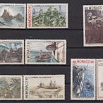 二手 斯拉尼亞雕刻版郵票，摩納哥1977年，航海家的一生，分兩 郵票 郵品 紀念票【天下錢莊】406