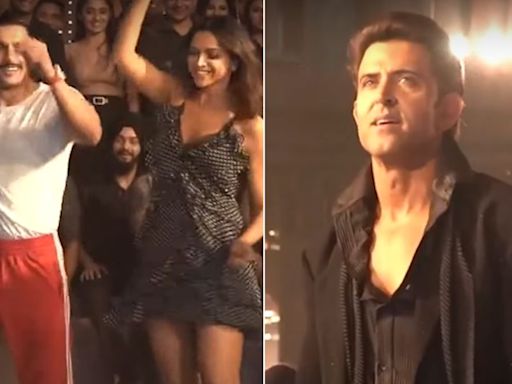 Ranveer Singh Dances To Sher Khul Gaye With Deepika Padukone, Teases Hrithik Roshan In Unseen Fighter BTS- Watch