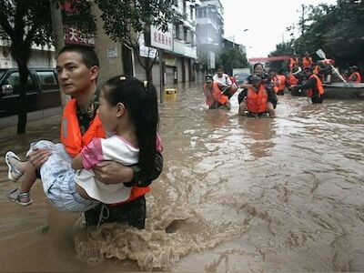 Search underway for dozens missing after flooding leaves 25 dead in China