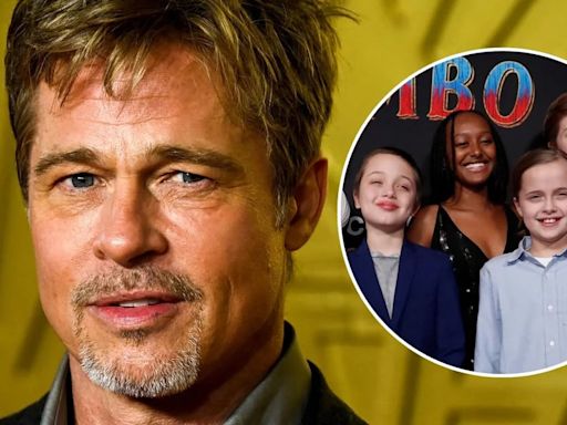 Brad Pitt no tiene contacto con la mayoría de sus hijos