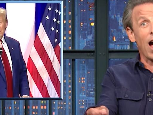 Seth Meyers Spots Donald Trump's New Claim That Proves He’s Just ‘Getting Weirder’