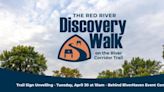 Red River Discovery Walk Trail sign unveiling