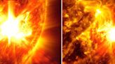 Nasa Captures Images Of A Stormy Sun Lashing Out Powerful Solar Flares - News18