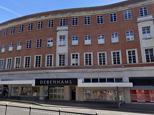 Plans for flats in old Surrey Debenhams building in town centre