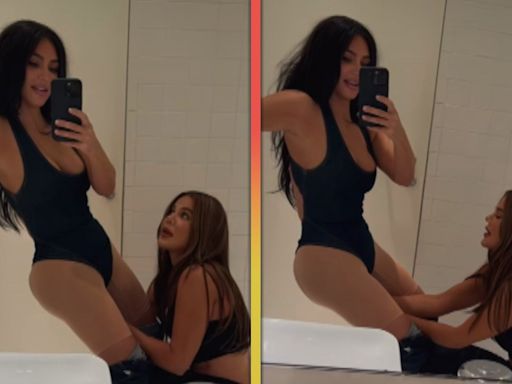 Khloe Kardashian Proves She's a True Sister With Bizarre Wardrobe Fix for Kim