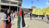 'SUNY hear us loud': Buffalo State University students hold peaceful Pro-Palestine walkout