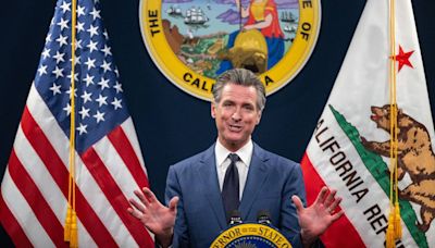Gavin Newsom heard Joe Biden left presidential race while at the gym. What the governor said on his podcast