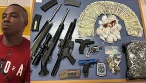 Lots of drugs and guns seized during raid at man’s west GA home