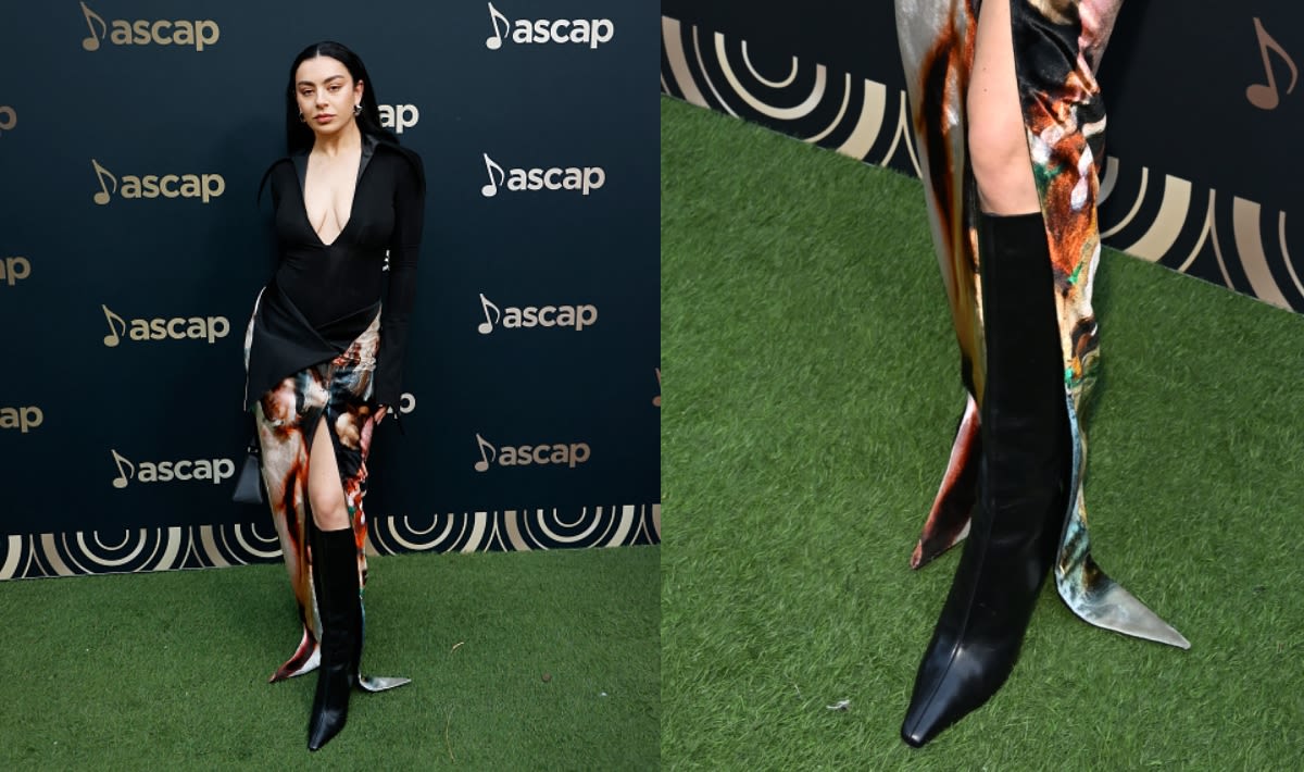 Charli XCX Dresses Down in Black Leather Shoes While Receiving ASCAP Award in Los Angeles