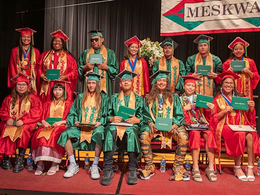 Meskwaki Settlement School Class of 2024 celebrated at graduation | News, Sports, Jobs - Times Republican